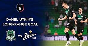 Daniil Utkin's Long-Range Goal against Zenit | RPL 2019/20
