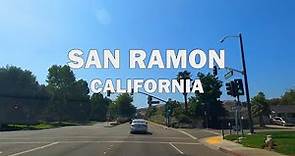 San Ramon, CA - Driving Downtown 4K