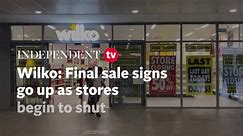 Wilko closure: Final sale signs go up as stores begin to shut