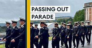 'PROUD' Families Watch Naval Officer Cadets Pass Out At Dartmouth ⚓