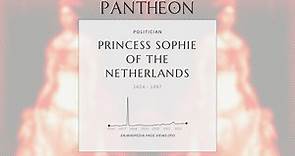 Princess Sophie of the Netherlands Biography - Grand Duches of Saxe-Weimar-Eisenach from 1853 to 1897