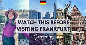 BEST PLACES TO VISIT IN FRANKFURT - GERMANY!