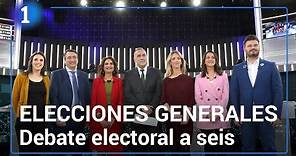 Elecciones generales 2019: debate electoral a seis en RTVE