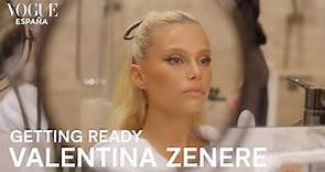 Valentina Zenere: así se preparó para el desfile de Versace en Milán | Getting Ready | VOGUE España