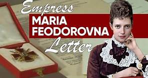 Empress Maria Feodorovna Letter | BBC News