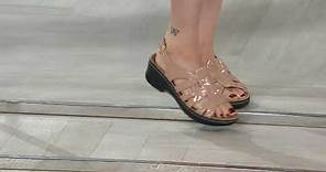 Clarks Leather Lightweight Sandals - Lexi Marigold on QVC