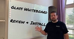 Glass Magnetic Whiteboard Review and Installation