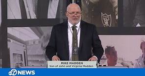 John Madden's son gives touching tribute in Oakland memorial