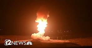Watch the Air Force test a Minuteman III missile from Vandenberg AFB in all its fiery glory.