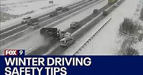 Winter safety driving tips if your car winds up in ditch