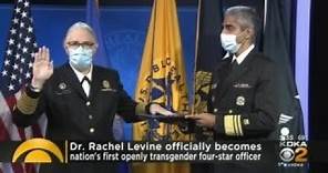 Former Pennsylvania Health Secretary Rachel Levine Becomes First Openly Transgender Four-Star Office