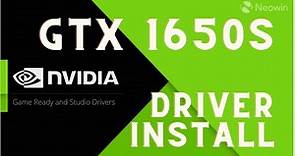 How to Install GTX 1650S Driver.
