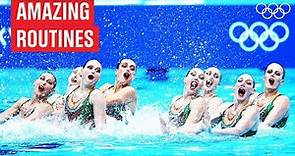 Best Technical Routines in Artistic Swimming at Tokyo2020