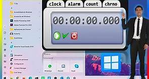 Cómo tener un cronómetro con "cuenta atrás" siempre visible en el escritorio de Windows 11 y 10.