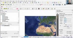 14-Loading Google Earth Maps with XYZ tiles on QGIS