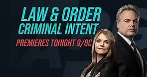 Law & Order: Criminal Intent premieres tonight
