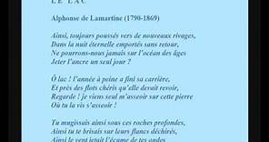 Alphonse de Lamartine -- Poème 'Le Lac' récité par Maria Casarès.