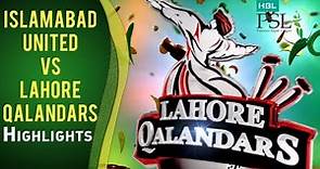 Match 9: Islamabad United vs Lahore Qalandars - Highlights