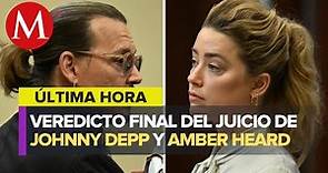 Johnny Depp gana juicio contra Amber Heard; así se dio a conocer el veredicto final