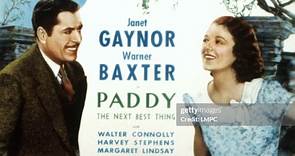 Paddy the Next Best Thing (1933) : Janet Gaynor, Warner Baxter, Walter Connolly