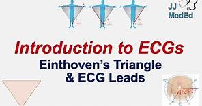 Introduction to ECG | The Basics | Einthoven’s Triangle, Limb, Augmented and Precordial Leads