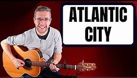 Bruce Springsteen - Atlantic City guitar lesson ***UPDATED***