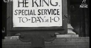 Announcement of the death of King George V (1936)