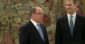 S.M. el Rey recibí al Príncipe Alberto de Mónaco en el Palacio de la Zarzuela