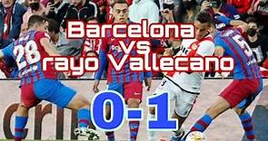 Resumen del partido de hoy Barcelona vs Rayo Vallecano