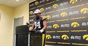 Jay Higgins explains how Iowa fought through injuries to win the Big Ten West