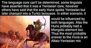 The Hunnic language and its origins