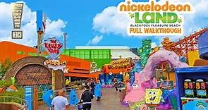 Nickelodeon Land at Blackpool Pleasure Beach Full Walkthrough (June 2022) [4K Ultra Wide]