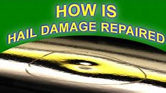 How is Hail Damage Repaired with Paintless Dent Removal