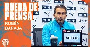 RUEDA DE PRENSA DE RUBÉN BARAJA PREVIA AL VALENCIA CF - RC CELTA