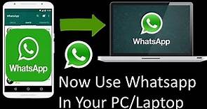 How To Install And Use Whatsapp In Your PC/Laptop
