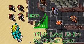 Tibia low level guide lvls 1-100 5 min max.This easy tibia gameplay helps you get level 100 fast.