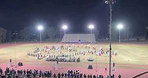 Sandra Day O'Connor High School Marching Band performs at the 2022 ABODA State Championship