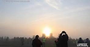 Solstizio d'estate, il video del sole che sorge a Stonehenge