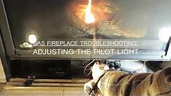 Obadiah's: Gas Fireplace Troubleshooting - Adjusting The Pilot Light