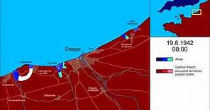 Dieppe Raid 1942, Every Hour