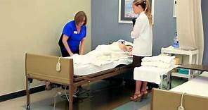 CNA Skill: Making an Occupied Bed - Changing Linens