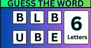 Scrambled Words Game #10 || Can You Unscramble ?