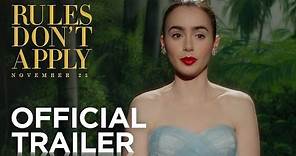 Rules Don’t Apply | Official Trailer [HD] | Now on Digital HD, Blu-ray & DVD | 20th Century FOX