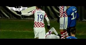 Marko Pjaca Shocking Knee Injury ● Estonia 3-0 Croatia