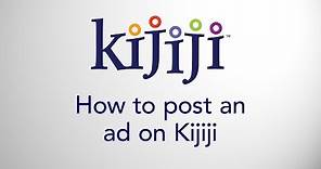 How to Post an Ad on Kijiji