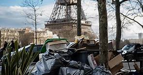 法國大罷工無清潔工當值 巴黎街頭堆滿垃圾 馬克龍利用憲法權力硬推退休改革