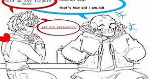 Sans Age Gets Revealed... (Undertale Comic & Animation Dub Compilation)