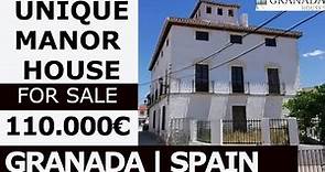 UNIQUE MANOR HOUSE FOR SALE IN GRANADA, SPAIN | ANDALUCIA PROPERTY FOR SALE