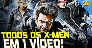 X-MEN - Entenda a HISTÓRIA CONFUSA de TODOS os FILMES em 1 VÍDEO! (Ordem cronológica)