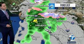 New SoCal storm approaches: Latest forecast